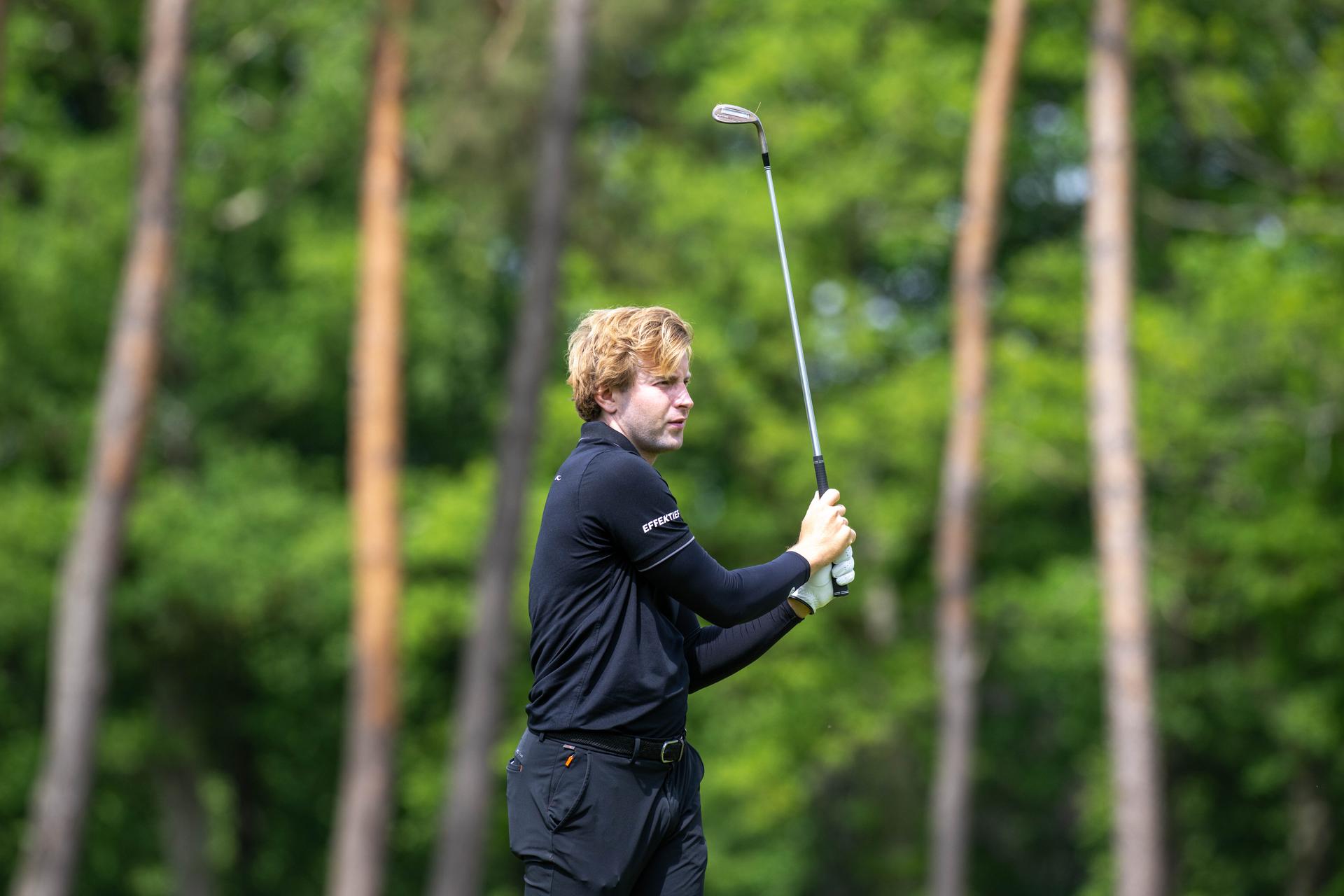 Belgian James Meyer De Beco pictured during the first round (1/4) of the 2026 Soudal Open DP World Tour golf tournament in Schilde, Thursday 21 May 2026. The Soudal Open takes place from 21 to 24 May at the Rinkven Golf Club in Schilde. BELGA PHOTO JONAS ROOSENS