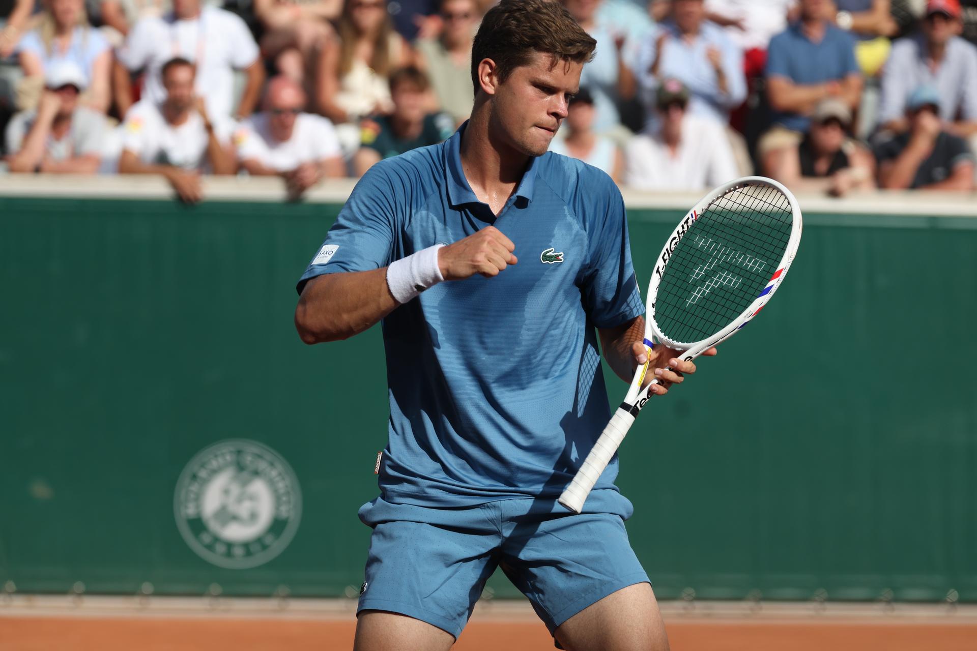 Belgian Alexander Blockx pictured during a first round match in the men's singles between Belgian Blockx and Hong Kong's Wong at the Roland Garros French Open tennis tournament, in Paris, France, Sunday 24 May 2026. This year's tournament takes place from 18 May to 07 June. BELGA PHOTO VIRGINIE LEFOUR