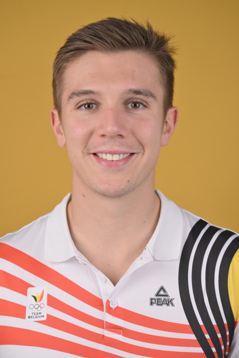 Belgian athlete Tristan Vandenbussche poses for the photographer during the annual stage of Team Belgium (13-20/11), in Belek, Turkey, Friday 15 November 2024, BELGA PHOTO ERIC LALMAND