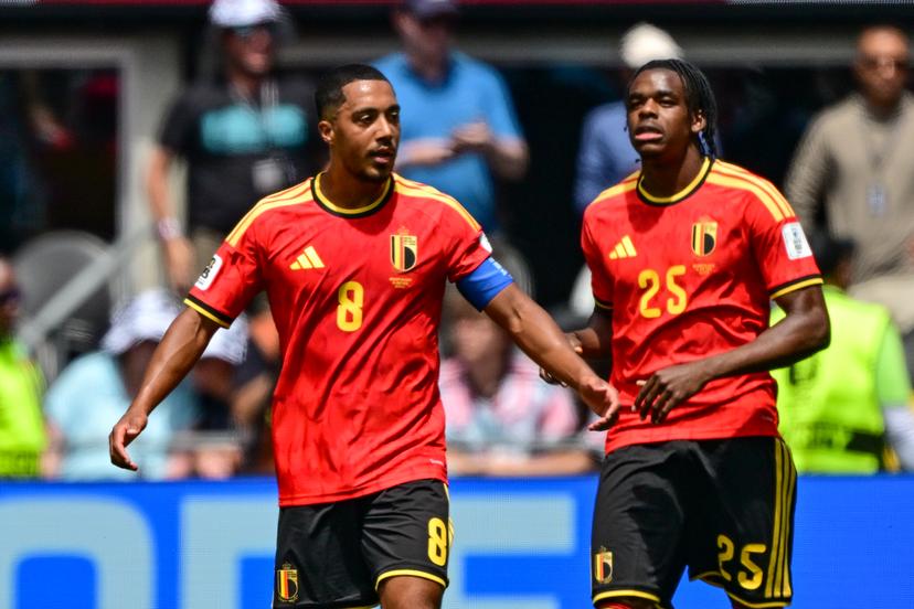 Belgium's Youri Tielemans reacts during a soccer game between Belgian national team Red Devils and Egypt, on Monday 15 June 2026 in Seattle, the first game in the group stage of the FIFA World Cup 2026 in the United States of America. The Diables Rouges - Rode Duivels were drawn into Group G. BELGA PHOTO DIRK WAEM