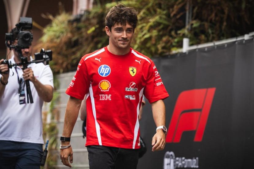 Ferrari's Monegasque driver Charles Leclerc walks down the paddock at the Circuit de Monaco in Monaco, on June 4, 2026, ahead of the Formula One Monaco Grand Prix.  Andrej ISAKOVIC / AFP