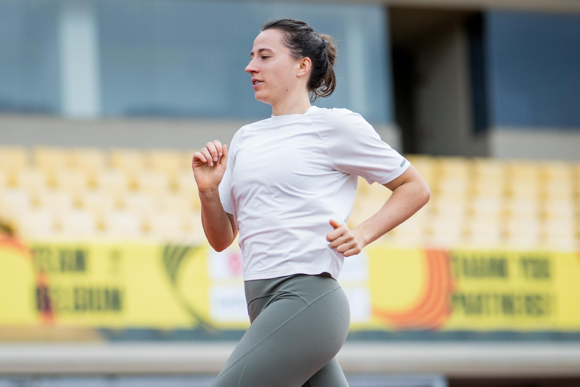 Athlete Lotte Van Lent pictured during the annual winter training camp of Team Belgium organized by the BOIC-COIB Belgian Olympic Committee, in Belek, Turkey, Monday 24 November 2025. The camp takes place from 19 to 26 November and focuses on the initial preparations for the 2028 Olympic Games in Los Angeles. BELGA PHOTO JASPER JACOBS