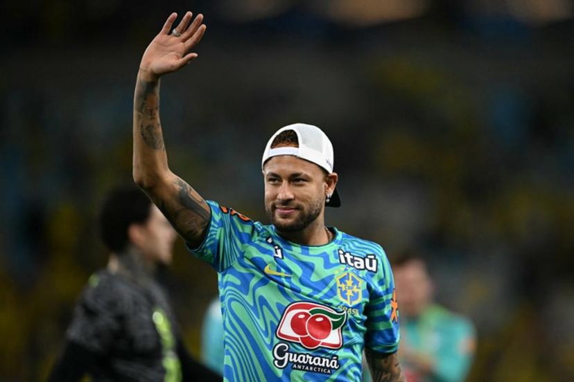 Brazil's forward Neymar acknowledges fans at the end of the international friendly football match between Brazil and Panama at the Maracana stadium in Rio de Janeiro, Brazil on May 31, 2026.  Mauro PIMENTEL / AFP