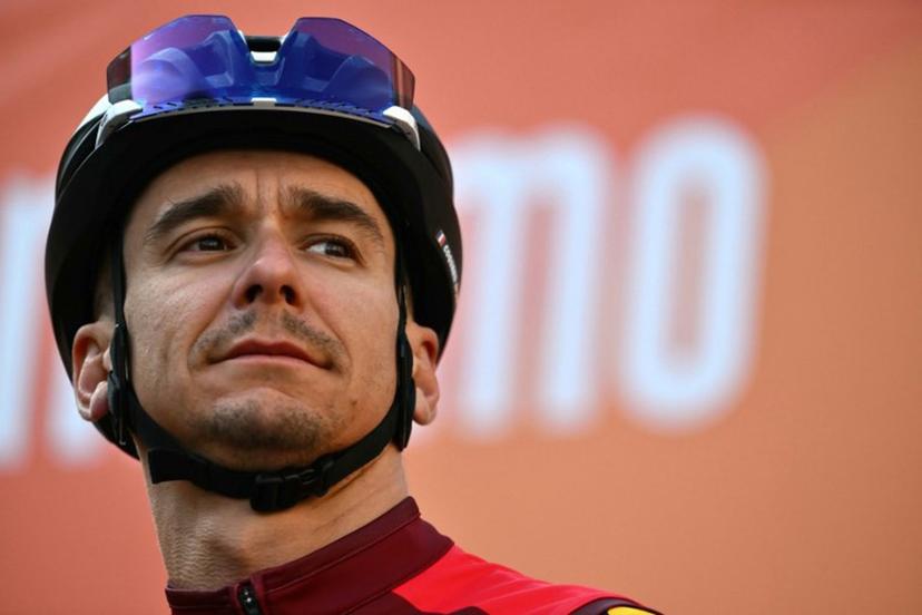 French rider Bryan Coquard from team Cofidis is pictured before the Milan - Sanremo one-day classic cycling race, in Pavia, on March 21, 2026.  Marco BERTORELLO / AFP