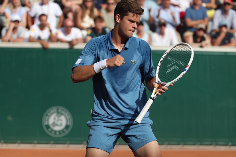 Belgian Alexander Blockx pictured during a first round match in the men's singles between Belgian Blockx and Hong Kong's Wong at the Roland Garros French Open tennis tournament, in Paris, France, Sunday 24 May 2026. This year's tournament takes place from 18 May to 07 June. BELGA PHOTO VIRGINIE LEFOUR