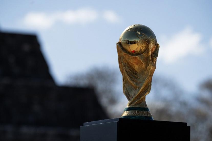 The World Cup trophy is presented in Chichen Itza, Yucatan state, Mexico, on March 20, 2026.  The World Cup trophy was presented at the world famous Mayan landmark, one of the seven modern wonders of the world, as part of a country-wide tour ahead of the upcoming 2026 World Cup football tournament to be held in Mexico, Canada and the United States. Carl de Souza / AFP