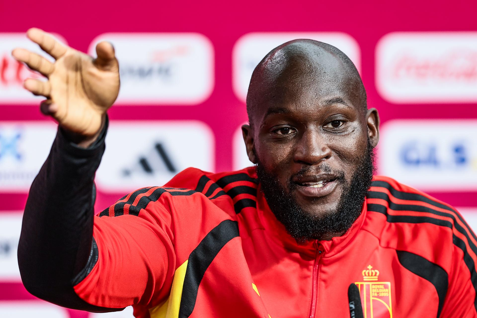 Belgium's Romelu Lukaku pictured during a press moment of Belgian national soccer team Red Devils, on Monday 29 June 2026 in their base camp, home of the Seattle Sounders, Renton, Seattle, USA. The Rode Duivels - Diables Rouges qualified for the knockout stage of the 2026 FIFA World Cup, where they'll meet Senegal in the round of 32 on July 1st. BELGA PHOTO BRUNO FAHY