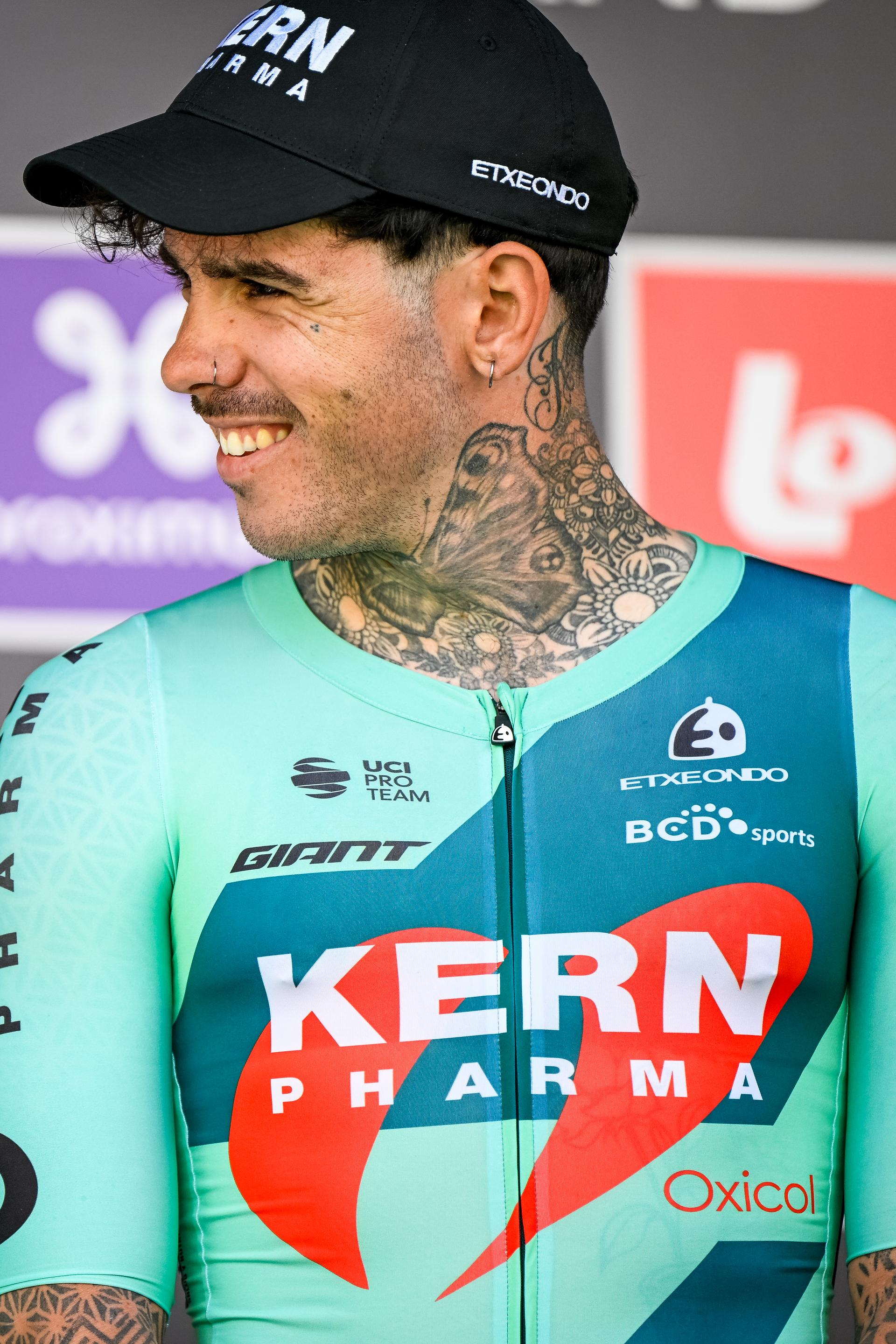 Spanish Francisco Galvan of Equipo Kern Pharma pictured at the start of the men's race of the 113th edition of the 'Scheldeprijs' one day cycling event, 202,8 km from Terneuzen, the Netherlands to Schoten, Belgium on Wednesday 09 April 2025. BELGA PHOTO TOM GOYVAERTS