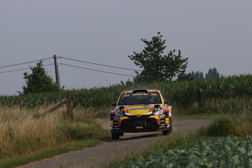 ATTENTION EDITORS - HANDOUT PICTURE - EDITORIAL USE ONLY - MANDATORY CREDIT BELGIAN RALLY CHAMPIONSHIP  - Belgian Jos Verstappen and Stéphane Lefebvre pictured at the Ypres Rally in Ieper on Friday 26 June 2026.  BELGA PHOTO HANDOUT BELGIAN RALLY CHAMPIONSHIP
