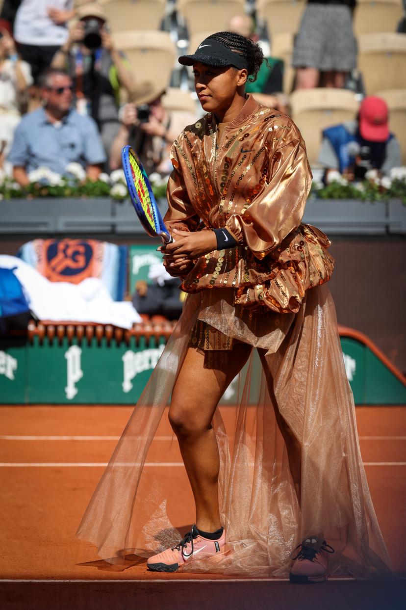 Japanese Naomi Osaka pictured at the start of his match at the Roland Garros French Open tennis tournament, in Paris, France, Saturday 30 May 2026. This year's tournament takes place from 18 May to 07 June. BELGA PHOTO VIRGINIE LEFOUR