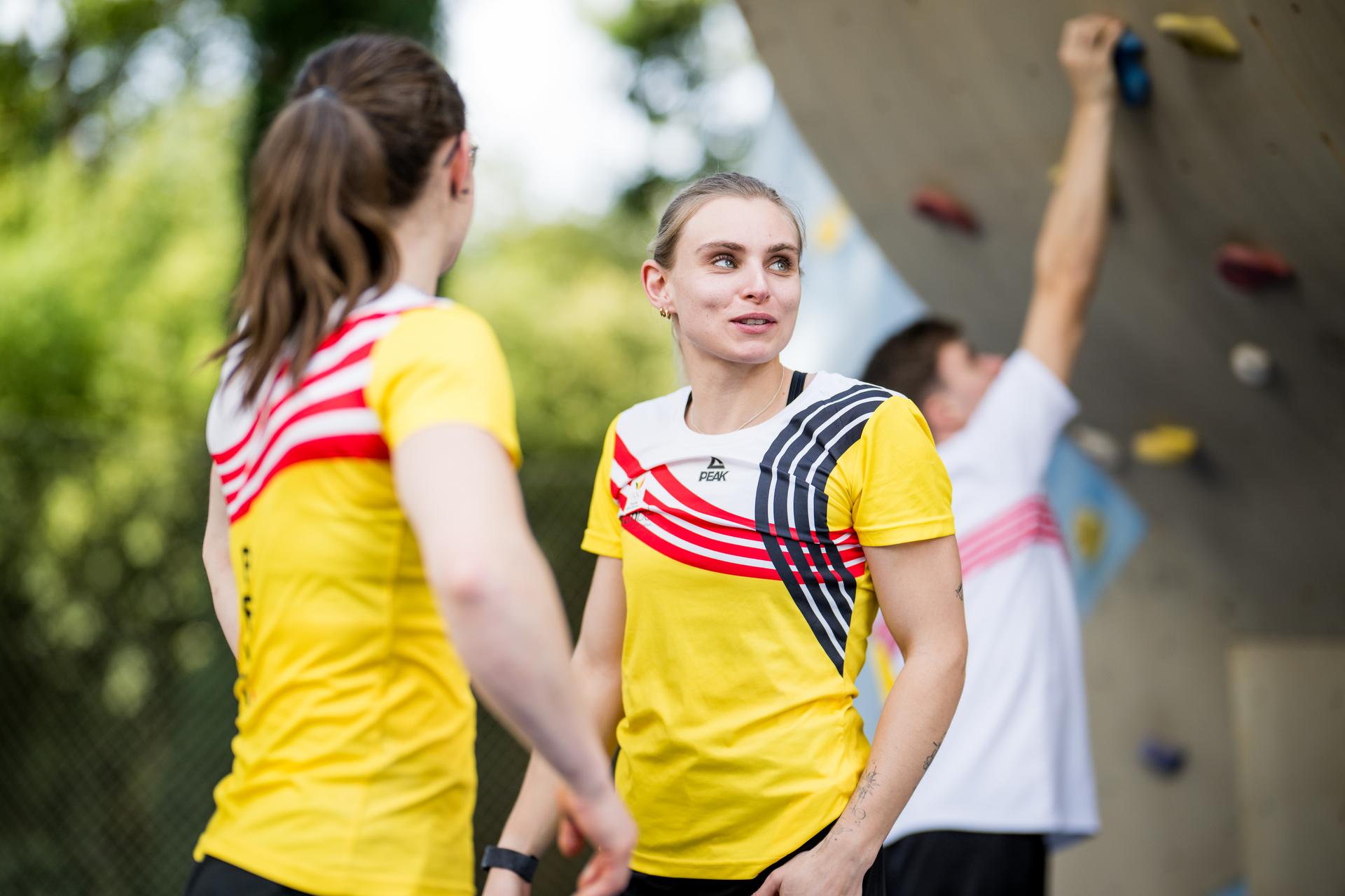 Athlete Heloise Doumont pictured during the annual winter camp of Team Belgium organized by the BOIC-COIB Belgian Olympic Committee, in Belek, Turkey, Sunday 23 November 2025. The camp takes place from 19 to 26 November and focuses on the initial preparations for the 2028 Olympic Games in Los Angeles. BELGA PHOTO JASPER JACOBS
