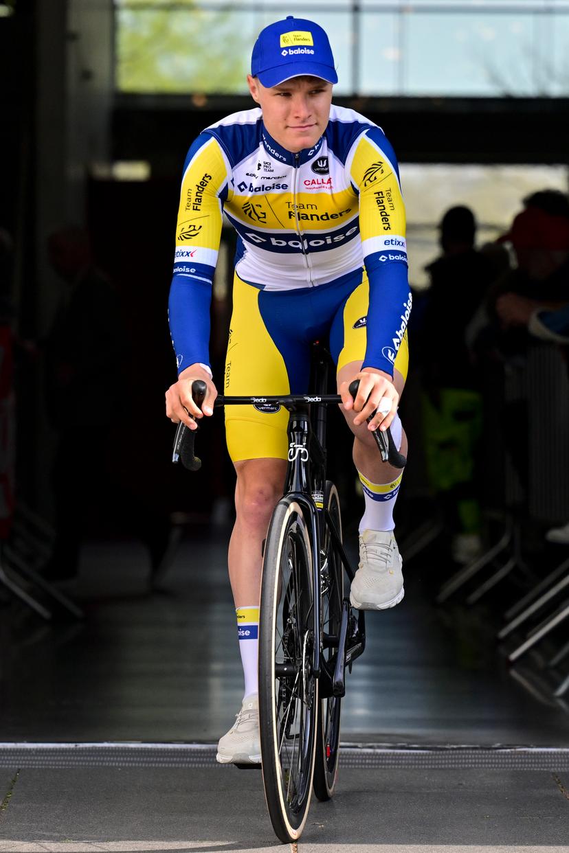 Belgian Tom Crabbe pictured ahead of the 'Bredene Koksijde Classic' one day cycling race, 203,4 km from Bredene to Koksijde, on Friday 20 March 2026. BELGA PHOTO DIRK WAEM