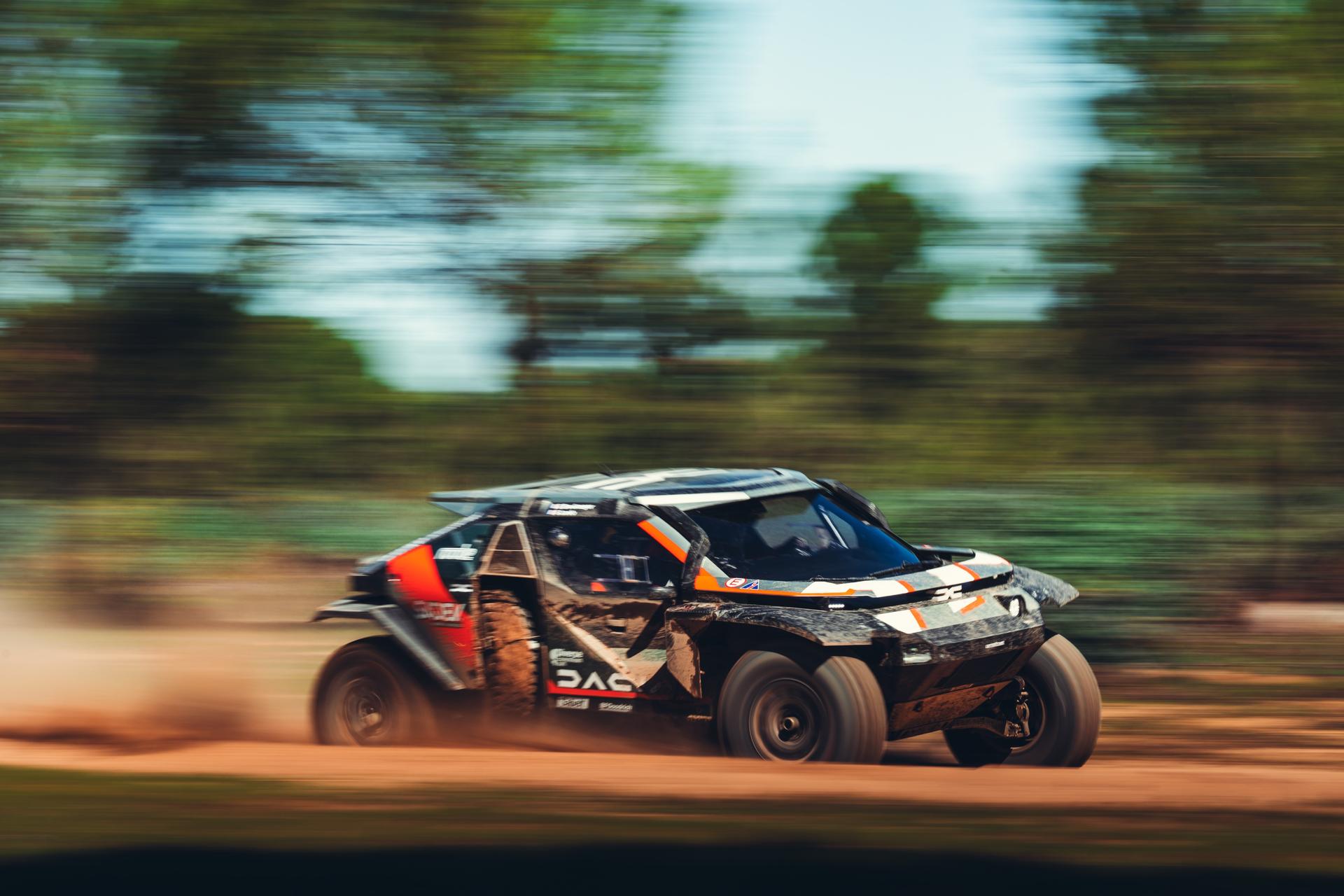 ATTENTION EDITORS - HAND OUT PICTURES - EDITORIAL USE ONLY - MANDATORY CREDIT 'DACIA SANDRIDERS'  This handout picture, distributed by Eric Dupain, shows Sébastien Loeb and Edouard Boulanger during the shakedown stage of the Portugal Rally Raid, stage 4 of the FIA FIM World Rally-Raid Championship, in Grandola, Portugal, on Tuesday 17 March 2026.  PHOTO HANDOUT HANDOUT DACIA SANDRIDERS  *** Belga and Belga Editorial Board decline all responsibility regarding the content of this picture. ***