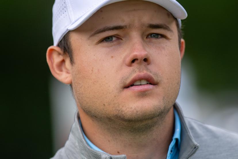 Belgian Kristof Ulenaers pictured during the first round (1/4) of the 2026 Soudal Open DP World Tour golf tournament in Schilde, Thursday 21 May 2026. The Soudal Open takes place from 21 to 24 May at the Rinkven Golf Club in Schilde. BELGA PHOTO JONAS ROOSENS