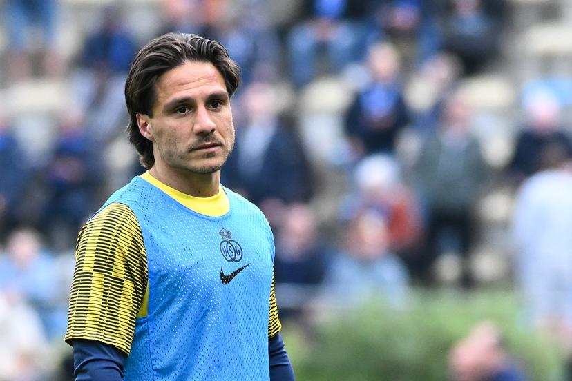 Union's Kevin Mac Allister pictured before a soccer match between Royale Union Saint-Gilloise and Club Brugge, Sunday 19 April 2026 in Brussels, on the third day of the Champion's Play-offs (PO1) of the 2025-2026 'Jupiler Pro League' first division of the Belgian championship. BELGA PHOTO JILL DELSAUX