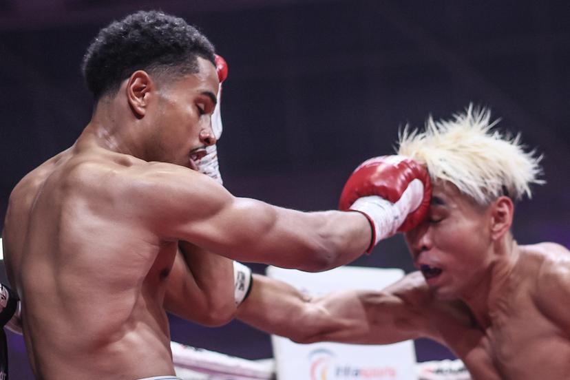Ibrahima Diallo pictured in action during the Charleroi boxing gala, Saturday 30 May 2026 in Charleroi. BELGA PHOTO BRUNO FAHY