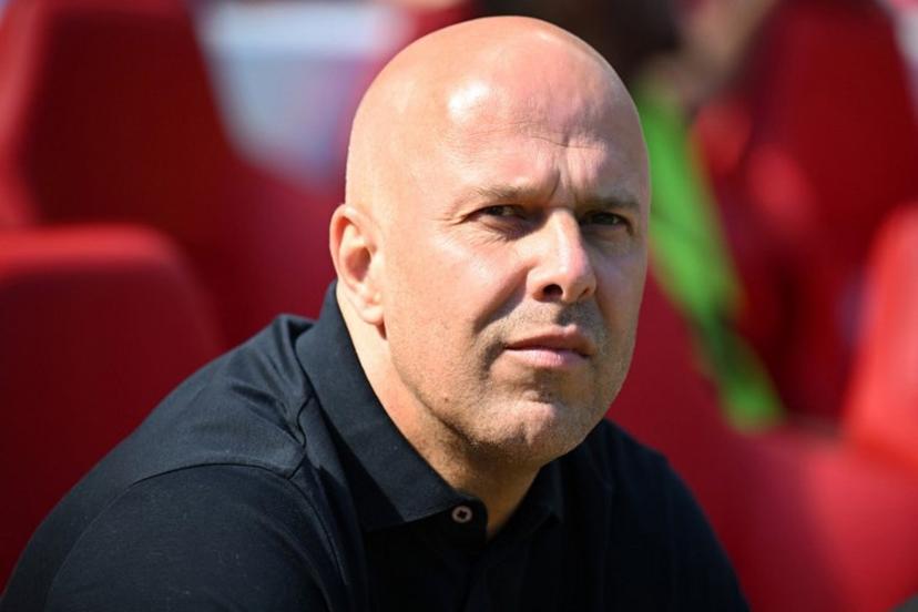 Liverpool's Dutch manager Arne Slot looks on ahead of the English Premier League football match between Liverpool and Brentford at Anfield in Liverpool, north west England on May 24, 2026.  Paul ELLIS / AFP
