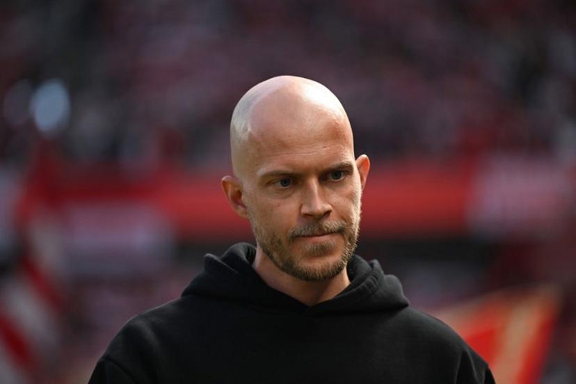 FC Cologne's Czech head coach Rene Wagner looks on prior to the German first division Bundesliga football match 1 FC Cologne v Bayer 04 Leverkusen in Cologne, western Germany, on April 25, 2026.  INA FASSBENDER / AFP