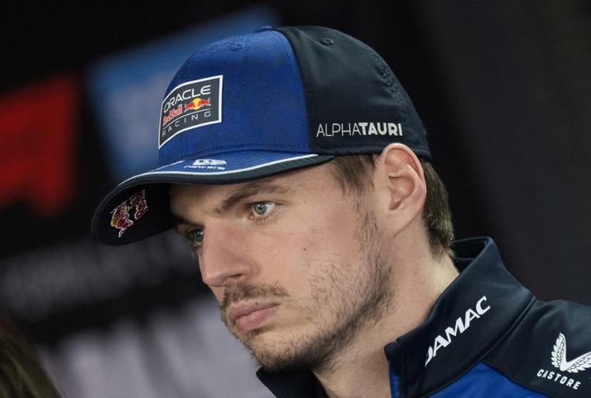 Red Bull Racings's Dutch driver Max Verstappen speaks to the press ahead of the Formula 1 Japanese Grand Prix in Suzuka on March 26, 2026.  ANDREW CABALLERO-REYNOLDS / AFP