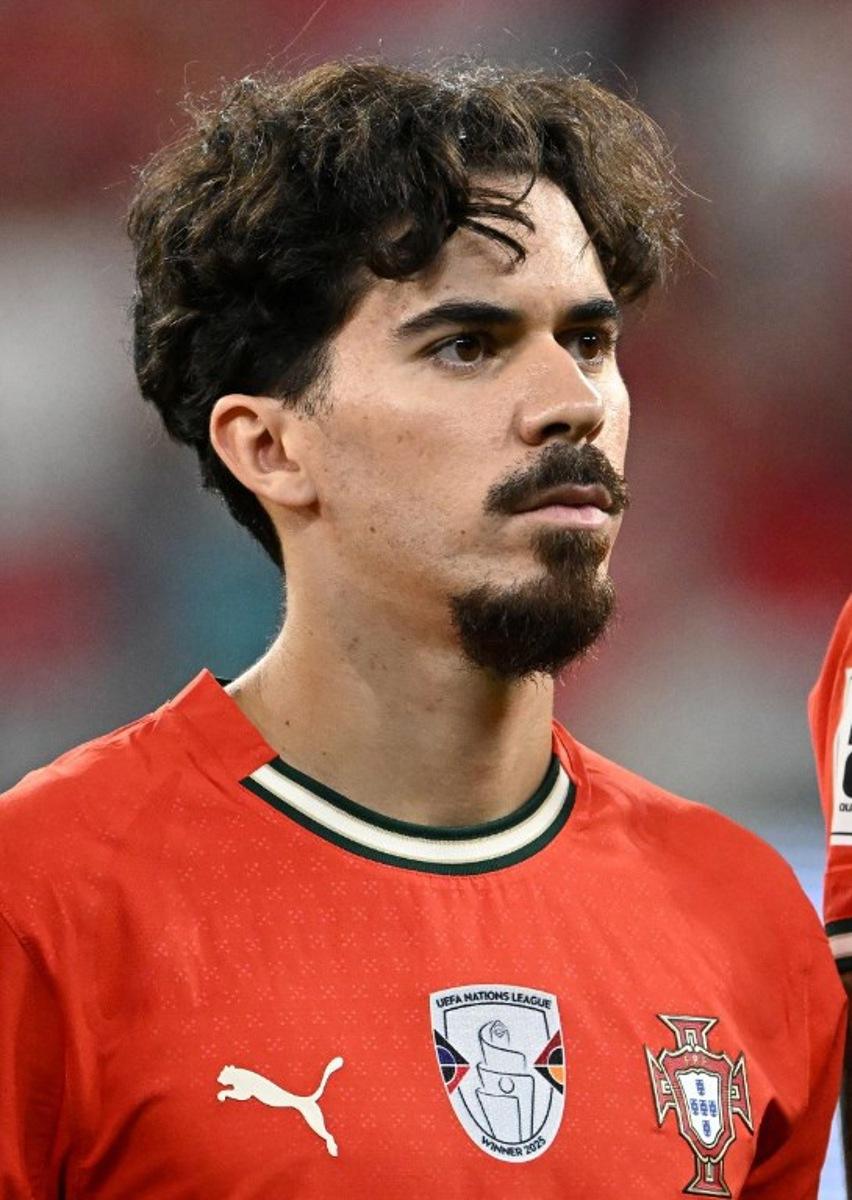 Portugal's midfielder #23 Vitinha is pictured prior to the 2026 World Cup qualifiers Europe zone group F football match between Hungary and Portugal on September 9, 2025 in Budapest, Hungary.  Attila KISBENEDEK / AFP