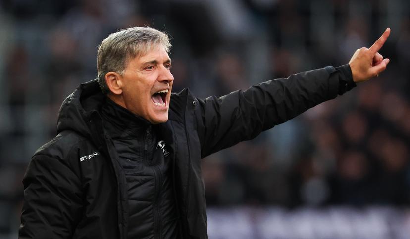 OHL's head coach Felice Mazzu gestures during a soccer match between Sporting Charleroi and Oud-Heverlee Leuven, Tuesday 19 May 2026 in Charleroi, on the ninth day of the Europe Play-offs (PO2) of the 2025-2026 'Jupiler Pro League' first division of the Belgian championship. BELGA PHOTO VIRGINIE LEFOUR