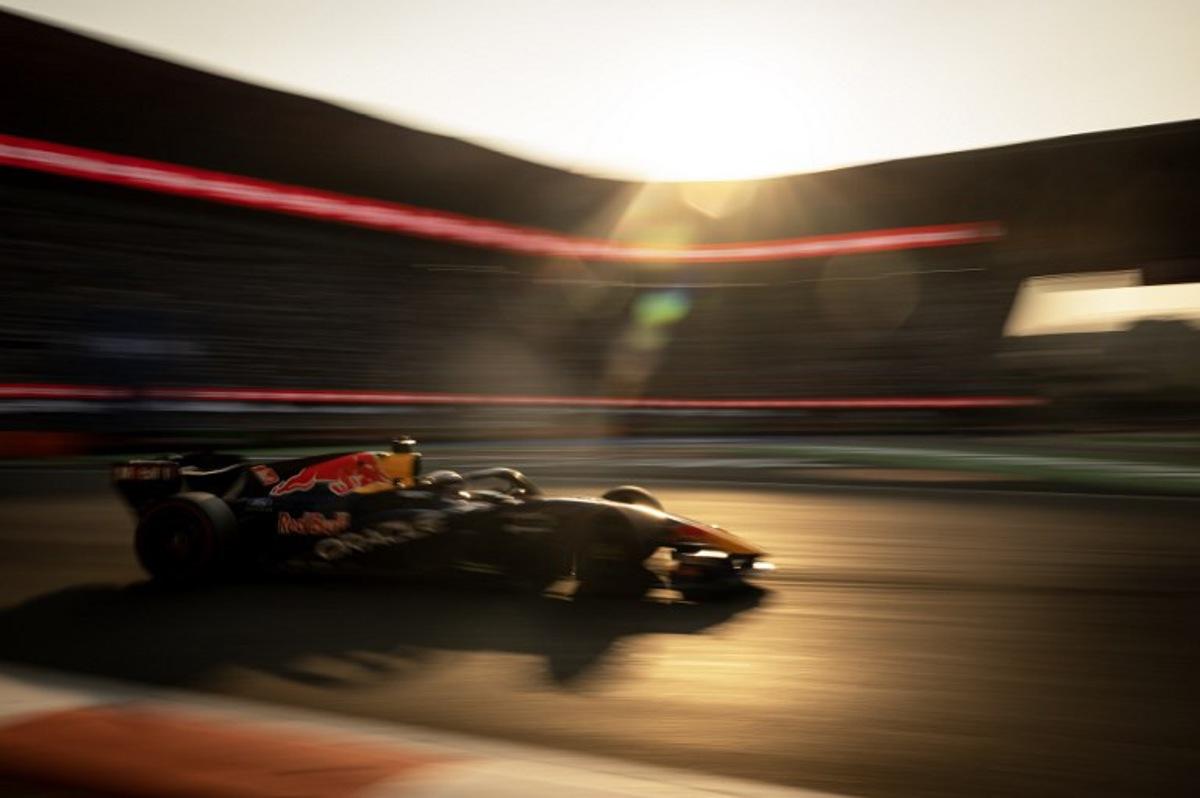 Red Bull Racing's Dutch driver Max Verstappen races during the second practice session of the Mexico City Formula One Grand Prix at the Hermanos Rodriguez racetrack in Mexico City on October 30, 2026.  Carl de Souza / AFP
