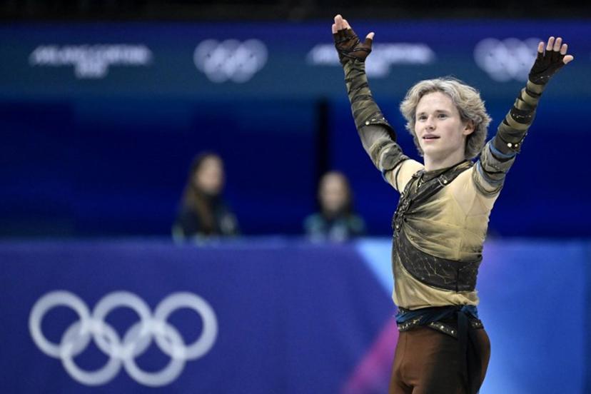 USA's Ilia Malinin competes in the figure skating men's singles short program during the Milano Cortina 2026 Winter Olympic Games at Milano Ice Skating Arena in Milan on February 10, 2026.  WANG Zhao / AFP