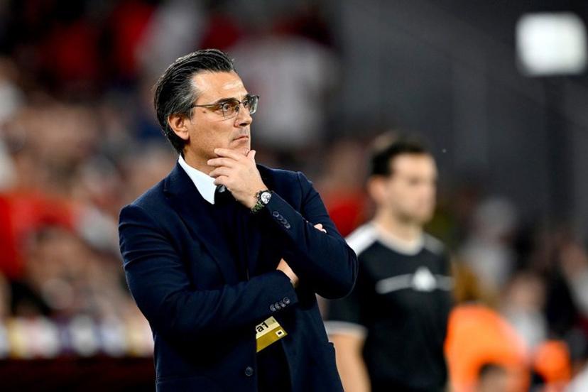 Turkey's Italian head coach Vincenzo Montella looks on during the international friendly football match between Turkey and North Macedonia at the Chobani stadium in Istanbul on June 1, 2026, ahead of the 2026 FIFA World Cup.  Yasin AKGUL / AFP