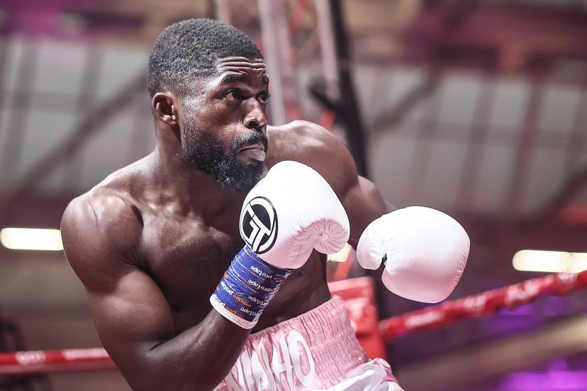 Benito Muyayi pictured in action during the Charleroi boxing gala, Saturday 30 May 2026 in Charleroi. BELGA PHOTO BRUNO FAHY