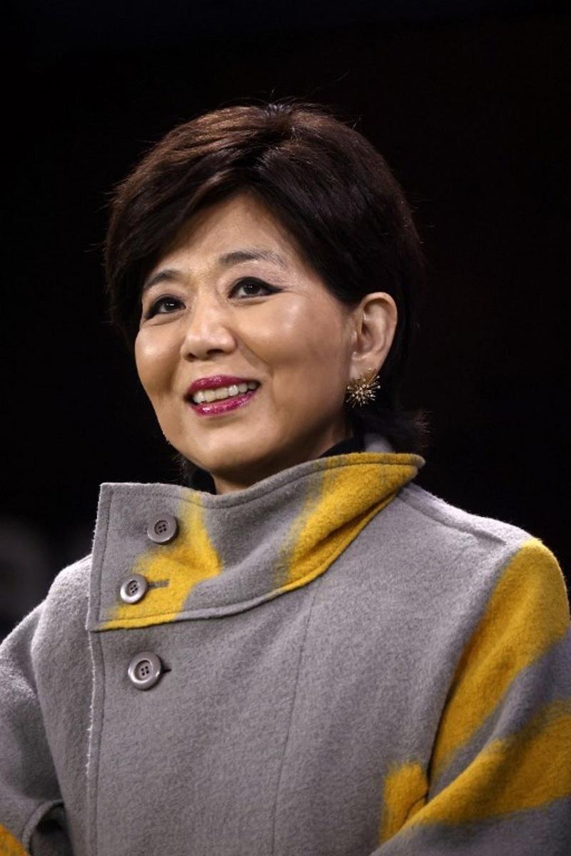 US businesswoman and President of Olympique Lyonnais Michele Kang looks on ahead of the French L1 football match between Olympique Lyonnais (OL) and FC Nantes at the Parc Olympique Lyonnais stadium in Decines-Charpieu, central-eastern France on November 30, 2025.  Alex MARTIN / AFP