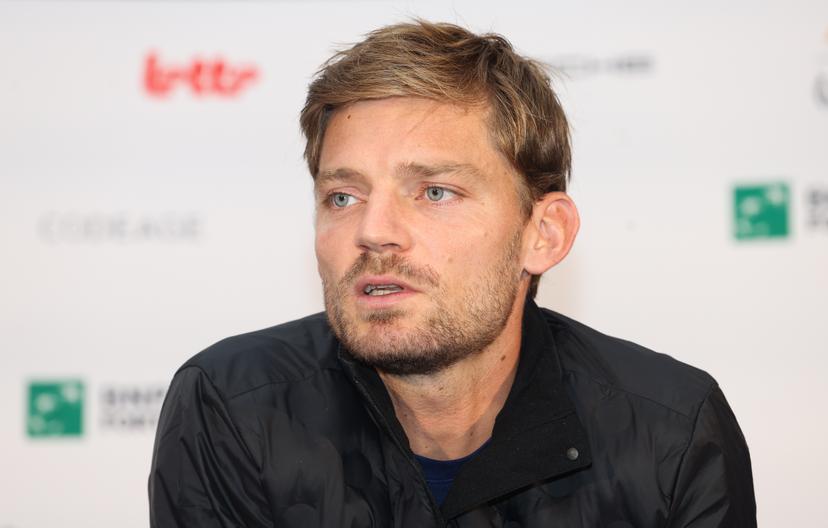 Belgian David Goffin pictured during the draw ahead of the European Open ATP tennis tournament at the ING Arena Brussels Expo in Brussels, on Saturday 11 October 2025. The European Open will be played from 12 to 19 October 2025. BELGA PHOTO VIRGINIE LEFOUR