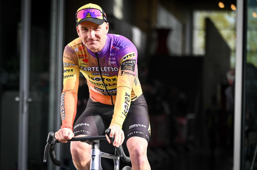 Belgian Timothy Dupont of Tarteletto‐ and Isorex pictured at the start of the 'Bredene Koksijde Classic' one day cycling race, 203,4 km from Bredene to Koksijde, on Friday 20 March 2026. BELGA PHOTO ELIAS ROM
