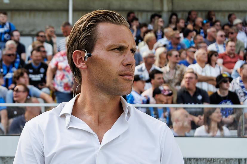 Former Club Brugge player Ruud Vormer pictured during a soccer match between Club Brugge KV and Cercle Brugge, Sunday 01 September 2024 in Brugge, on the sixth day of the 2024-2025 season of the 'Jupiler Pro League' first division of the Belgian championship. BELGA PHOTO KURT DESPLENTER