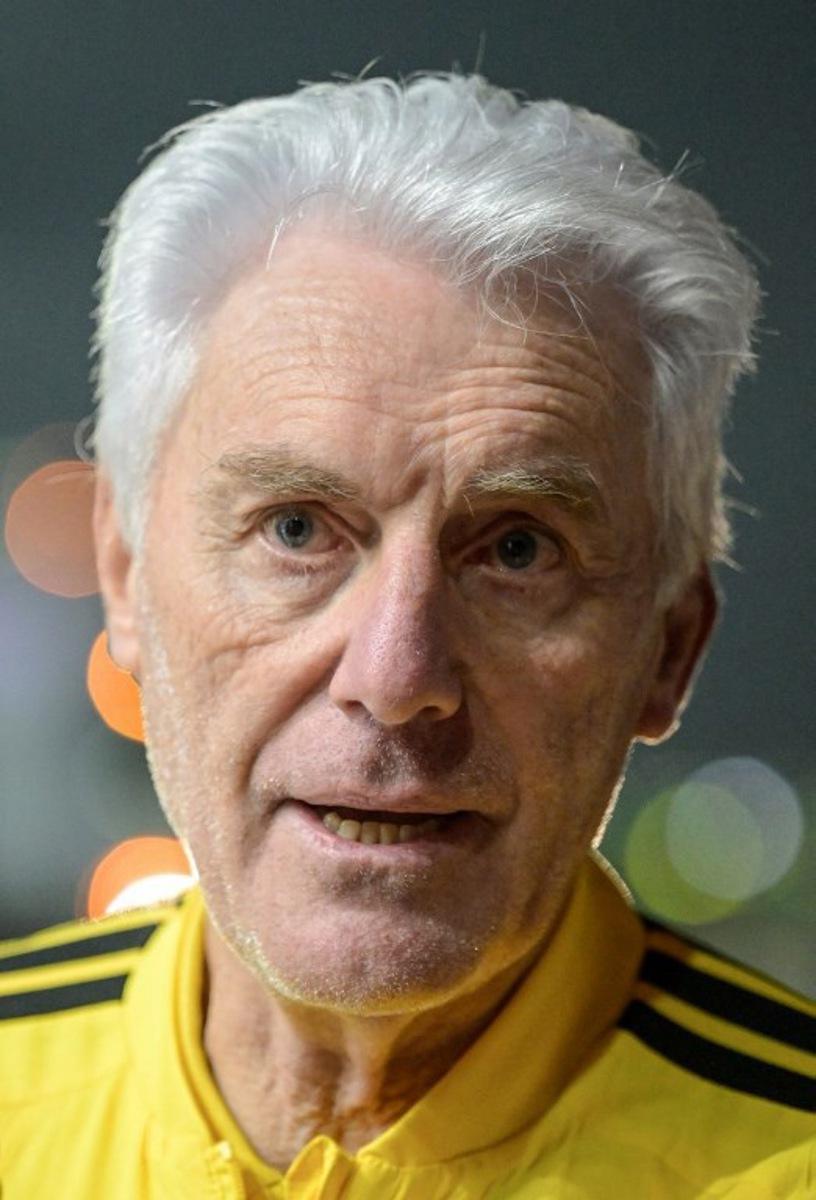South Africa's coach Hugo Broos arrives with the team at the Mexico City Felipe Angeles International Airport in Zumpango, Mexico on June 2, 2026, ahead of the FIFA 2026 World Cup football tournament.  Alfredo ESTRELLA / AFP