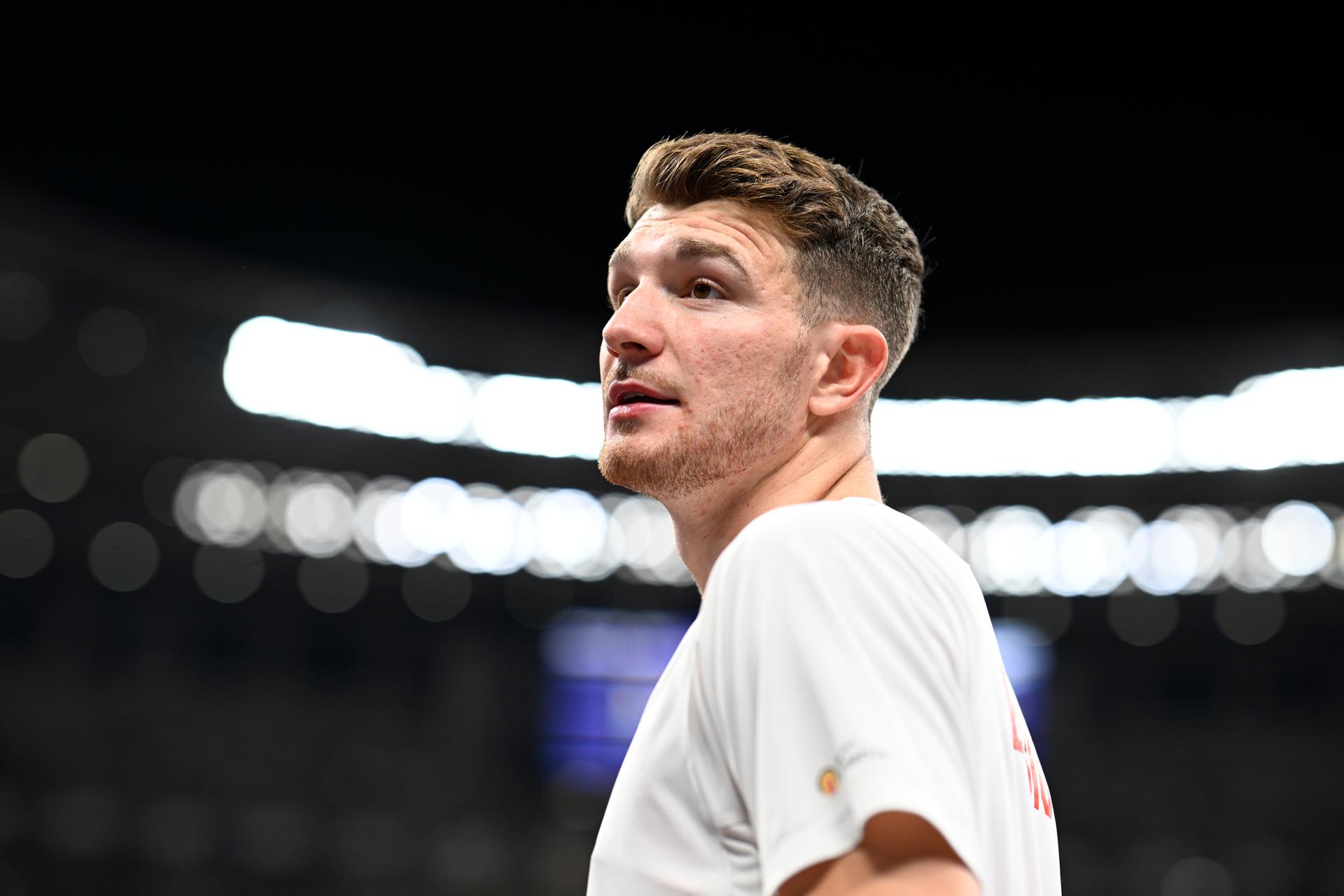 Belgian Thomas Carmoy pictured during the high jump men final, at the World Athletics Championships in Tokyo, Japan, on Tuesday 16 September 2025. The outdoor Worlds are taking place from 13 to 21 September. BELGA PHOTO JASPER JACOBS