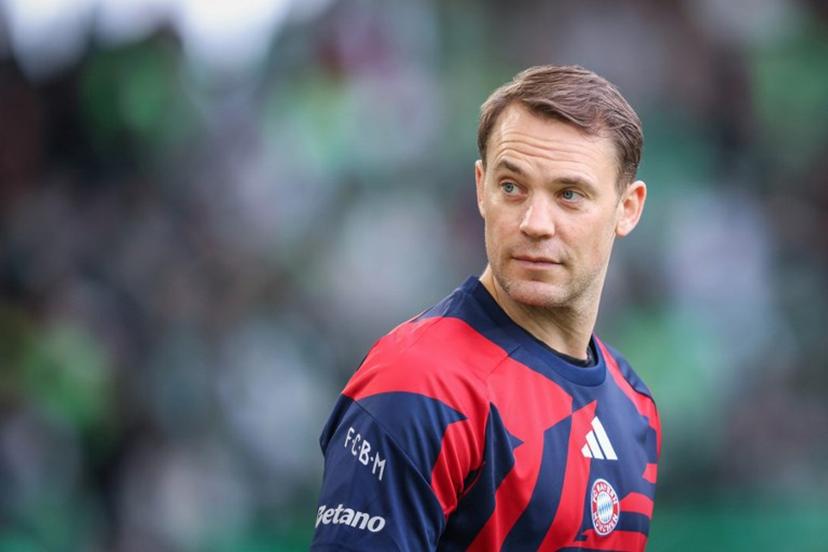 Bayern Munich's German goalkeeper #01 Manuel Neuer enters the pitch prior to the German first division Bundesliga football match between VfL Wolfsburg and FC Bayern Munich in Wolfsburg, on May 9, 2026.  Ronny HARTMANN / AFP