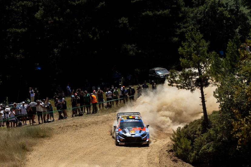 ATTENTION EDITORS - HAND OUT PICTURES - EDITORIAL USE ONLY - MANDATORY CREDIT 'Hyundai Motorsport'  This handout picture, distributed by Eric Dupain, shows Thierry Neuville and Martijn Wydaeghe during the WRC EKO Acropolis Rally Greece 2026. PHOTO HANDOUT HYUNDAI MOTORSPORT  *** Belga and Belga Editorial Board decline all responsibility regarding the content of this picture. ***