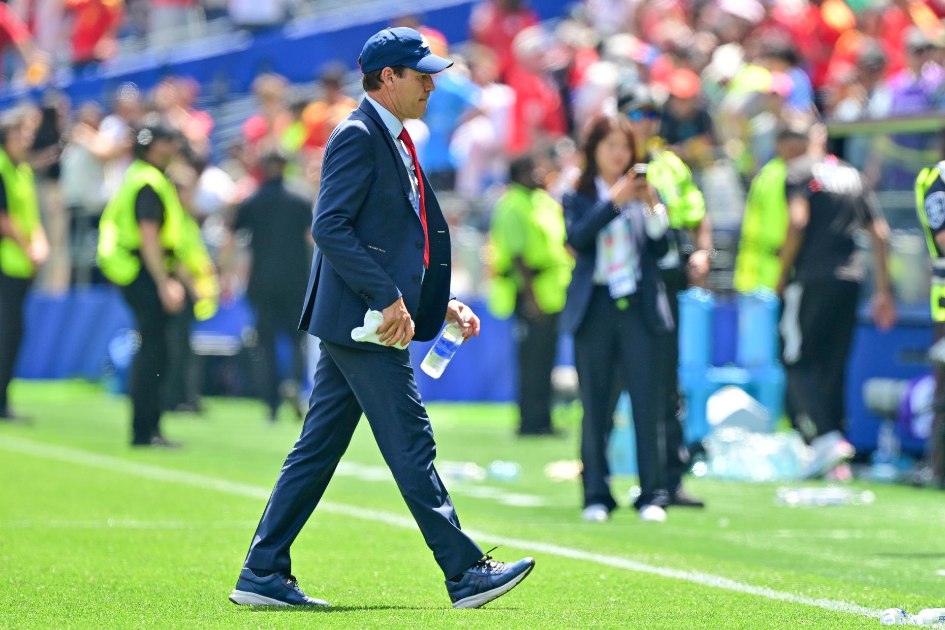 Belgium's head coach Rudi Garcia pictured after a soccer game between Belgian national team Red Devils and Egypt, on Monday 15 June 2026 in Seattle, the first game in the group stage of the FIFA World Cup 2026 in the United States of America. The Diables Rouges - Rode Duivels were drawn into Group G. BELGA PHOTO DIRK WAEM