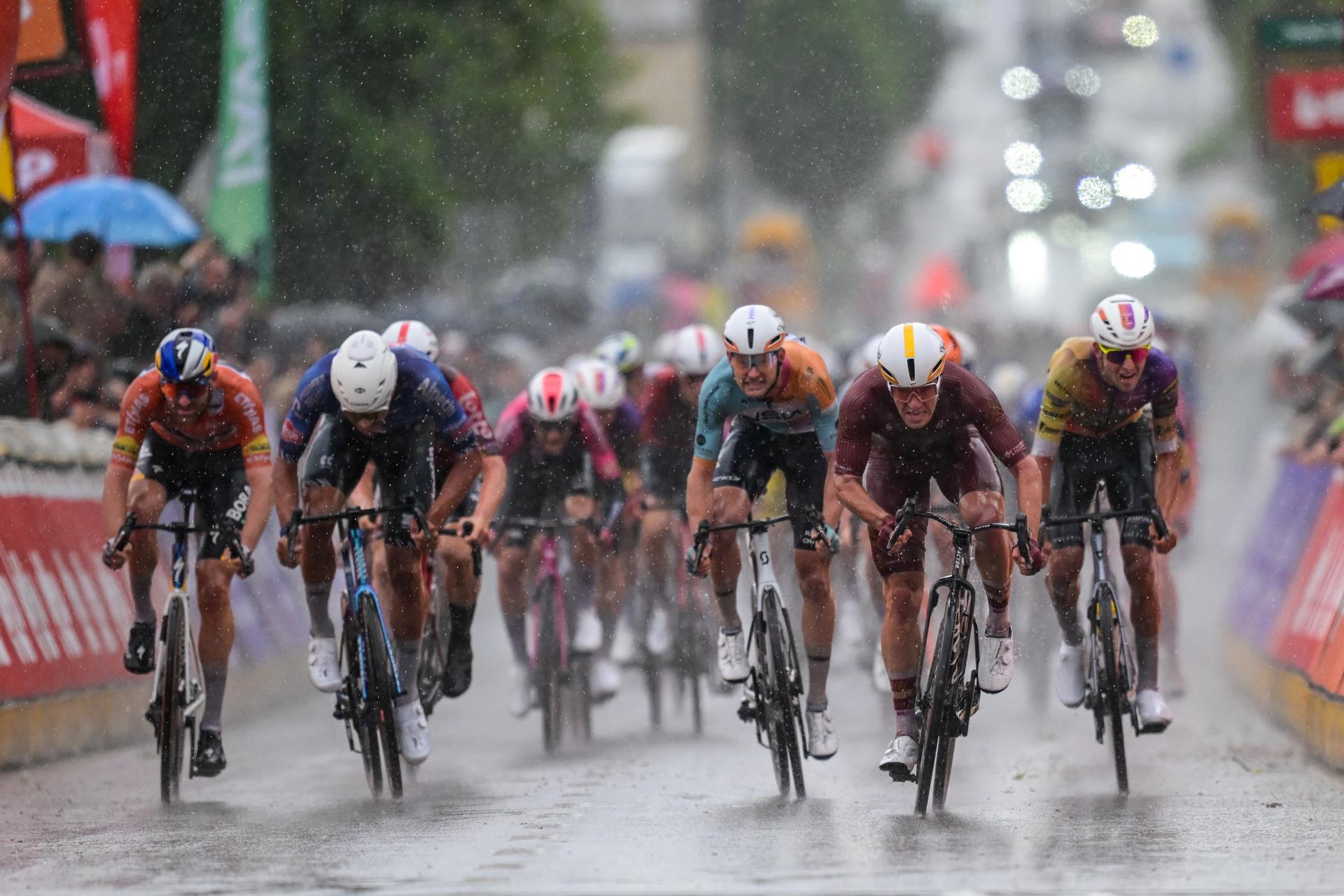 New Zealander Ben Oliver of Modern Adventure Pro Cycling pictured in action during the second stage of the Tour De Wallonie cycling race, 192 km from Jodoigne to Libramont-Chevigny, on Tuesday 02 June 2026. BELGA PHOTO DAVID PINTENS
