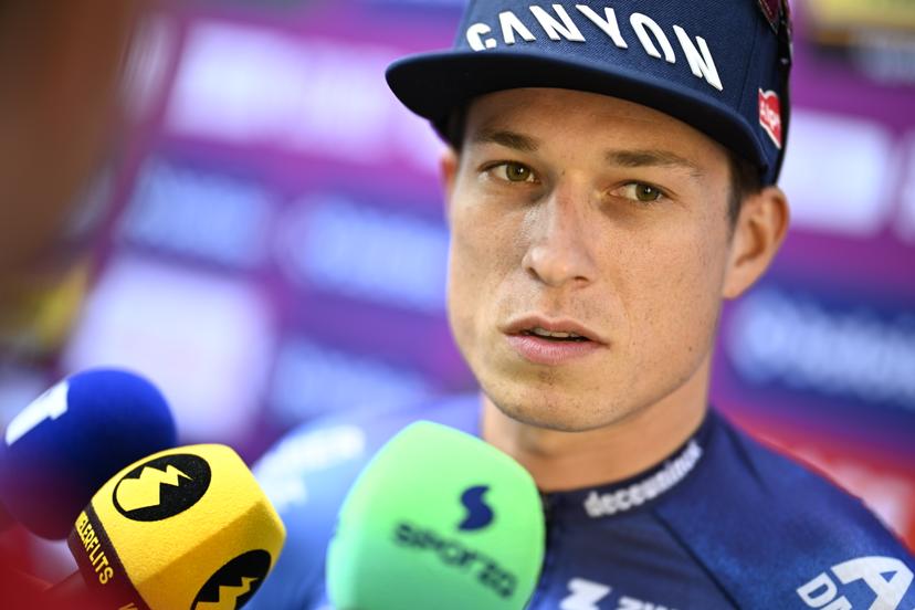 Belgian Jasper Philipsen of Alpecin-Premier Tech pictured at the team presentation ahead of the Baloise Belgium Tour cycling race, in Scherpenheuvel-Zichem, Tuesday 16 June 2026. The Baloise Belgium Tour takes place from 17 to 21 June. BELGA PHOTO JASPER JACOBS