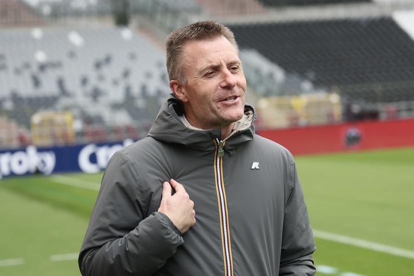 Anderlecht's CEO Kenneth Bornauw pictured during a training session of Royal Sporting Club Anderlecht ahead of the final of the Croky Cup Belgian cup competition, Wednesday 13 May 2026 in Brussels. BELGA PHOTO BRUNO FAHY