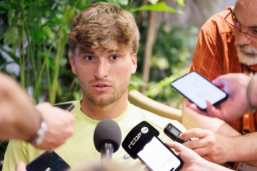 Belgian Raphael Collignon pictured during an interview before the Roland Garros French Open tennis tournament, in Paris, France, Friday 22 May 2026. This year's tournament takes place from 24 May to 07 June. BELGA PHOTO BENOIT DOPPAGNE