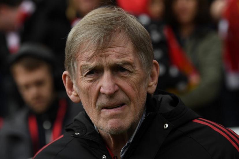 Liverpool Legends' manager Kenny Dalglish attends the Legends football match between Liverpool Legends and Dortmund Legends at Anfield in Liverpool, north-west England on March 28, 2026.  PETER POWELL / AFP