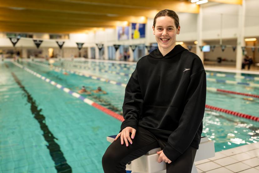 Belgian Roos Vanotterdijk pictured during the Open Belgian Swimming Championships 2026 (15-17/05), in Antwerp, on Sunday 17 May 2026. BELGA PHOTO DAVID PINTENS