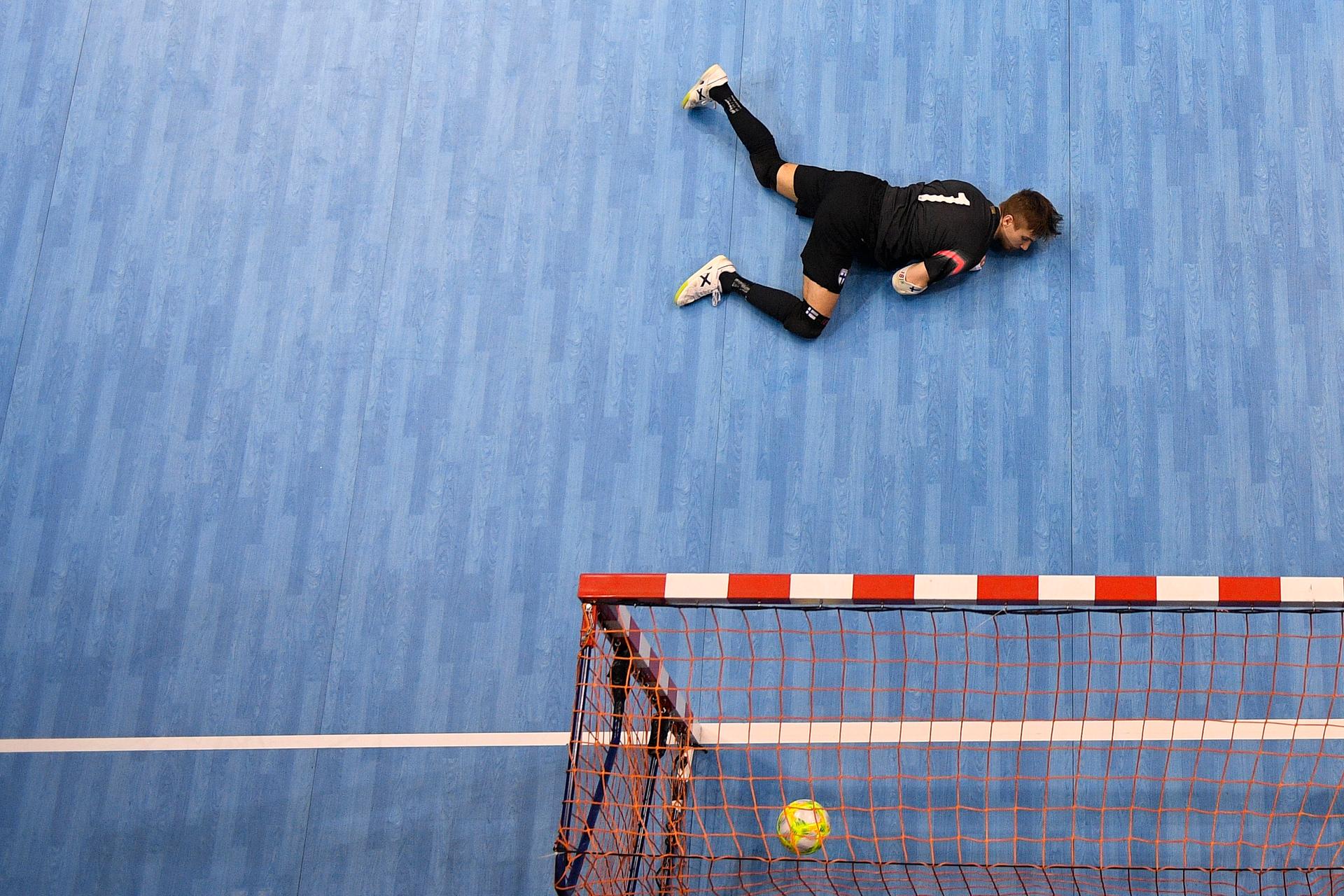Illustration picture shows the 1-0 goal during a qualification game for the Euro 2022 in the group 7 between Belgium and Finland in the Country Hall in Angleur, Liege, Thursday 28 January 2021. BELGA PHOTO YORICK JANSENS