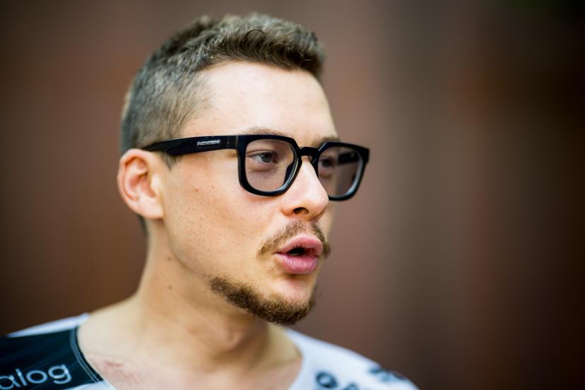 Belgian Rune Herregodts of UAE Team Emirates-XRG pictured during the team presentation ahead of the Baloise Belgium Tour cycling race, in Scherpenheuvel-Zichem, Tuesday 16 June 2026. The Baloise Belgium Tour takes place from 17 to 21 June. BELGA PHOTO JASPER JACOBS