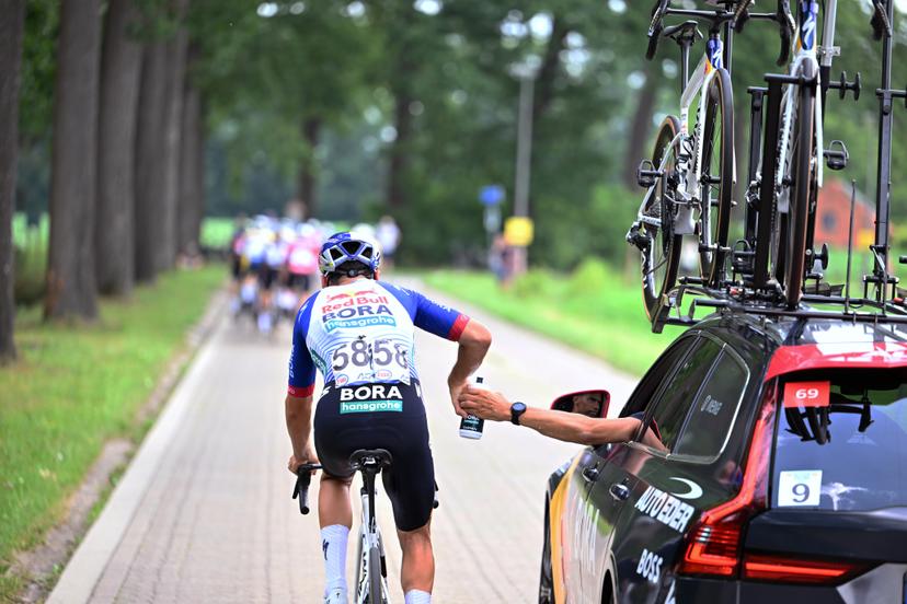 Live action photo of Belgian Gianni Vermeersch of Red Bull-BORA-hansgrohe the Belgian Cycling Championships, on Sunday 28 June 2026 in Brasschaat. BELGA PHOTO POOL MAARTEN STRAETEMANS