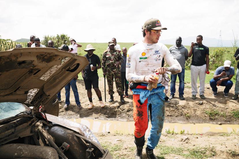 ATTENTION EDITORS - HANDOUT PICTURES - EDITORIAL USE ONLY - MANDATORY CREDIT 'HYUNDAI MOTORSPORT'   This handout picture distributed on Saturday 14 March 2026 by Hyundai Motorsport shows Thierry Neuville and Martijn Wydaeghe during stage 3 of the Safari Rally, stage 3 of the WRC 2026, in Naivasha, Kenya.   Belga and Belga editorial board decline all responsability regarding the content of this picture. PHOTO HANDOUT HYUNDAI MOTORSPORT/ ROMAIN THUILLIER