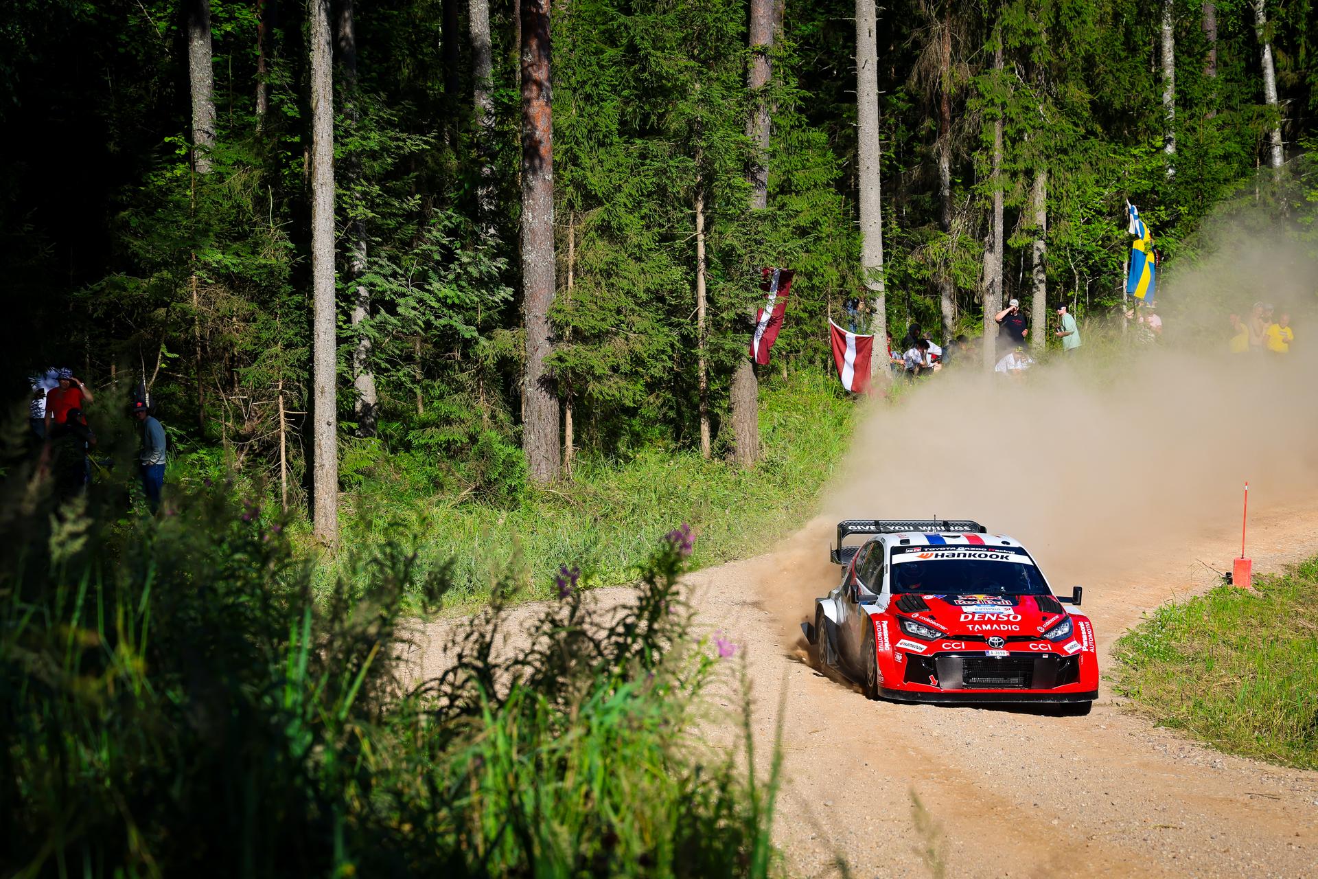 ATTENTION EDITORS - HAND OUT PICTURES - EDITORIAL USE ONLY - MANDATORY CREDIT 'Toyota Gazoo Racing'  This handout picture, distributed by Eric Dupain, shows Sebastien Ogier during the WRC Estonia Rally 2026. PHOTO HANDOUT TOYOTA GAZOO RACING  *** Belga and Belga Editorial Board decline all responsibility regarding the content of this picture. ***