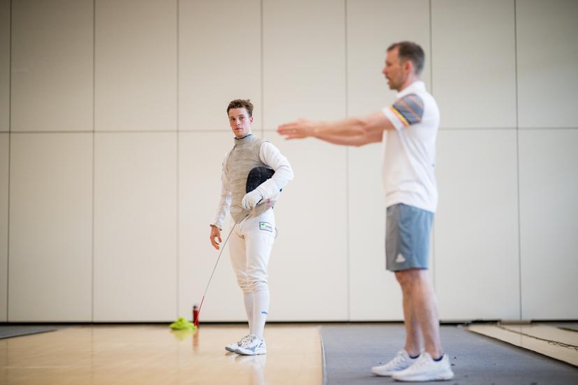 Athlete Stef Van Campenhout pictured during the annual winter camp of Team Belgium organized by the BOIC-COIB Belgian Olympic Committee, in Belek, Turkey, Sunday 23 November 2025. The camp takes place from 19 to 26 November and focuses on the initial preparations for the 2028 Olympic Games in Los Angeles. BELGA PHOTO JASPER JACOBS